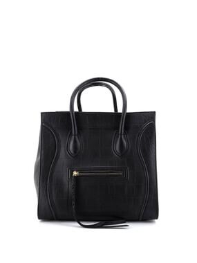 Celine Phantom Bag Crocodile Embossed #254372C18B